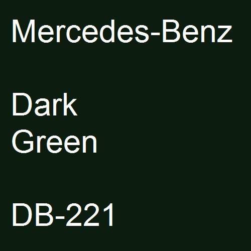 Mercedes-Benz, Dark Green, DB-221.